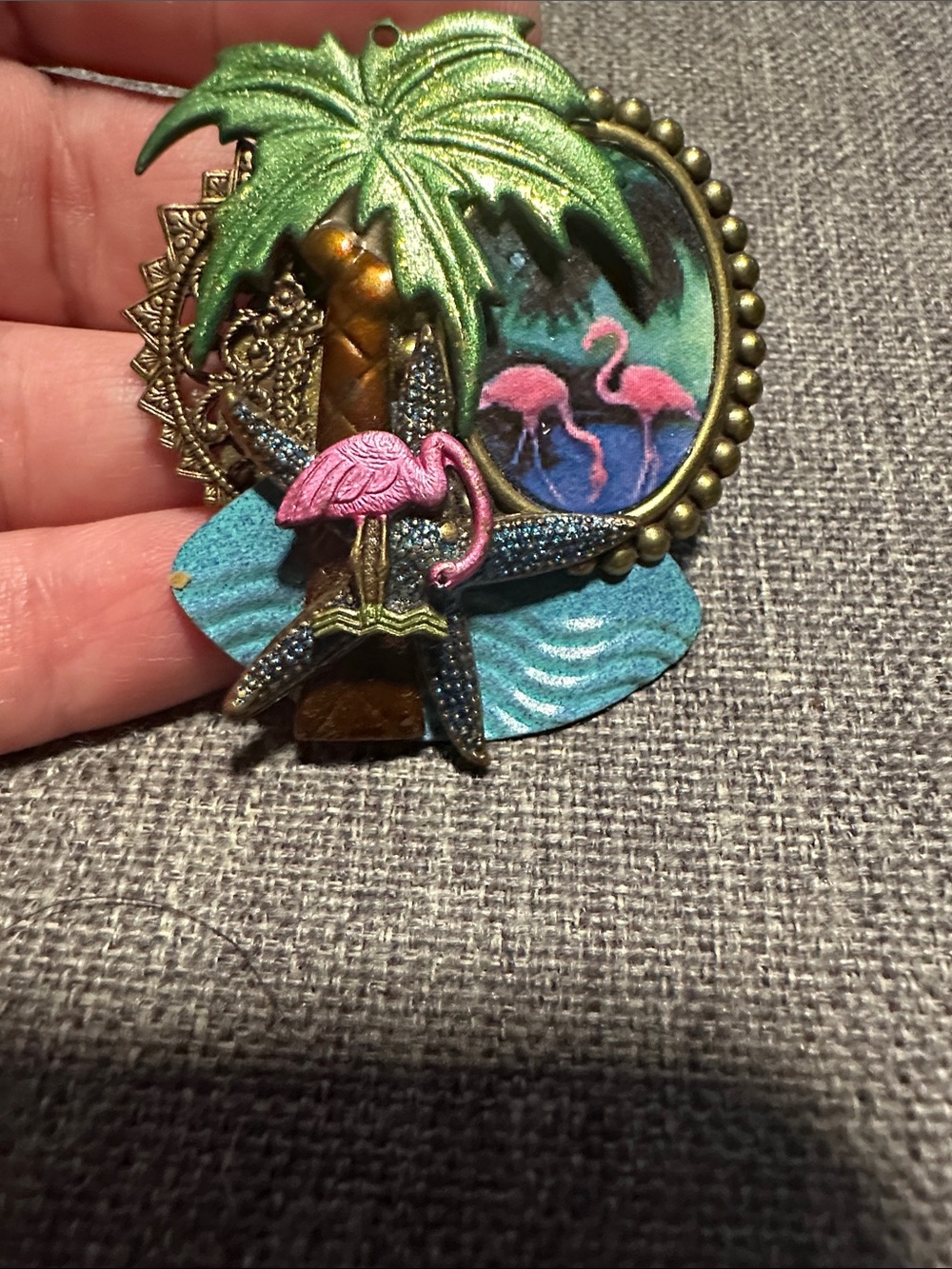 Vintage Flamingo Pin